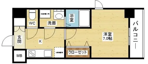 ファーストステージ北大阪レジデンス【2階】の間取り