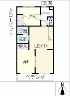 エターナル【3階】の間取り
