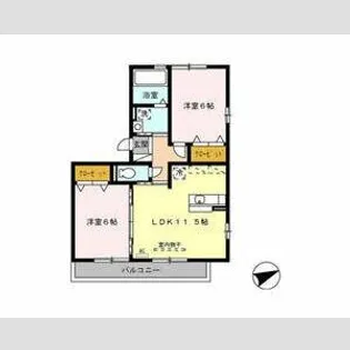 メゾン史の里【3階】の間取り