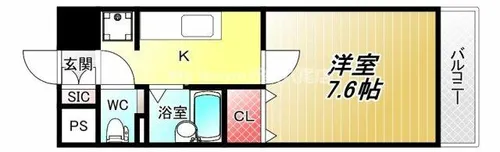 ヴィラハピネス【2階】の間取り