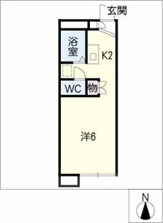 パレス甚目寺【1階】の間取り