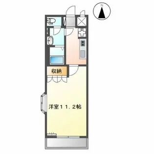 グランレーブⅡ【2階】の間取り