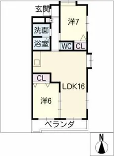 大森アーバンテラス【4階】の間取り