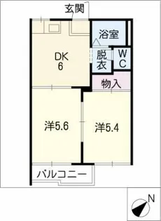 タウン養父【2階】の間取り