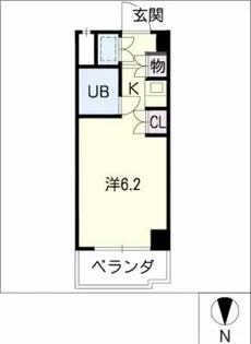 朝日プラザ名古屋ターミナルスクエア 816【8階】の間取り