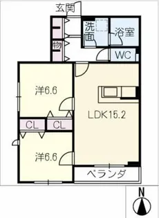 AVANCE ISSHA【3階】の間取り