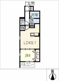 ARK名古屋駅南【2階】の間取り