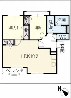 ブリックヒルズ【3階】の間取り