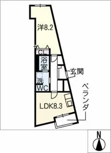 Storia【1階】の間取り