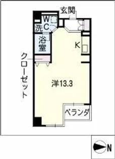 グラン・アベニュー栄【325号室】の間取り