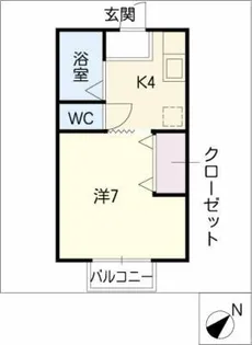 シャトルチョウダ【2階】の間取り