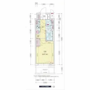 プレサンス太閤通ファシール【2階】の間取り
