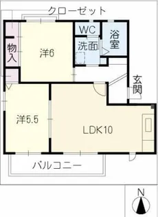 ルミナリエ 上重原 Ⅲ【2階】の間取り