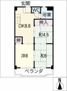 メゾン横町【1階】の間取り