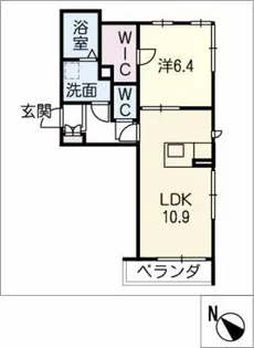 ルミエール杉【3階】の間取り