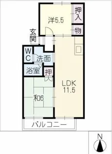 ハートピア春日井A・B・C棟【2階】の間取り