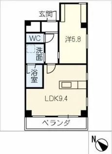 GREEN HILLS7【2階】の間取り