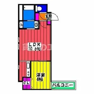カーサマコイ博多南Ⅱ【1階】の間取り