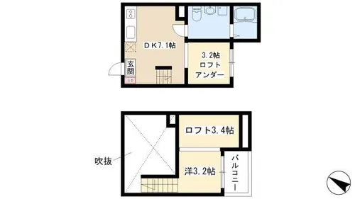 グレイスⅡ【1階】の間取り