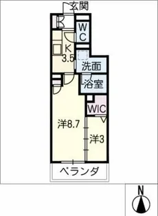 ECO&CLEAN HOUSE NAWA-KITA【4階】の間取り