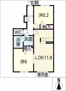 エトワール【1階】の間取り
