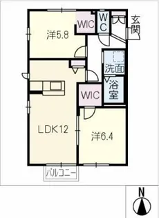 マルベリーコート【2階】の間取り
