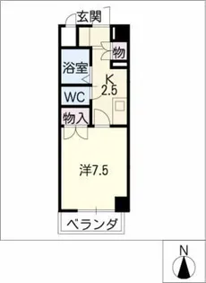 moon excel 22【3階】の間取り