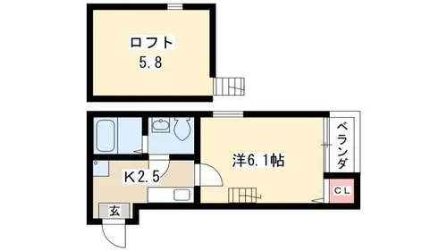 ラフィナート黄金【2階】の間取り