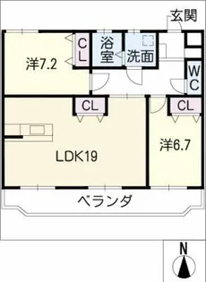 m&k池下【3階】の間取り