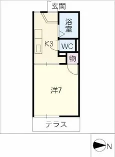 TOWN若草【1階】の間取り