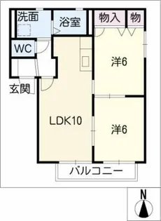 さくら【2階】の間取り