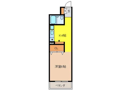 ホームレジデンスA【4階】の間取り