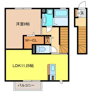 リヴェール【2階】の間取り