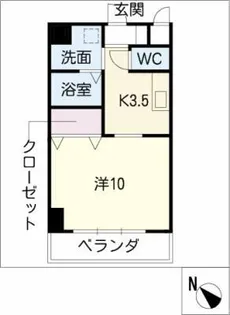 ウェストショコラ【2階】の間取り