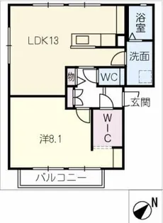オデッセイ島田【2階】の間取り