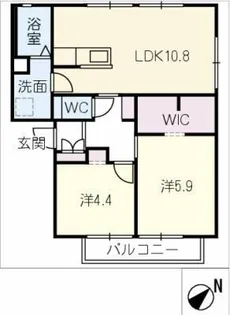 オデッセイ島田【2階】の間取り