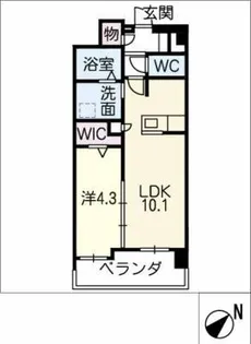 プロスペレotowa【2階】の間取り