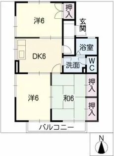 コートビレッジ B棟【2階】の間取り