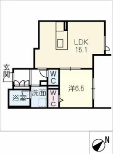 ルアナ ヒラ【1階】の間取り