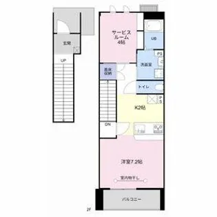 アムール【2階】の間取り