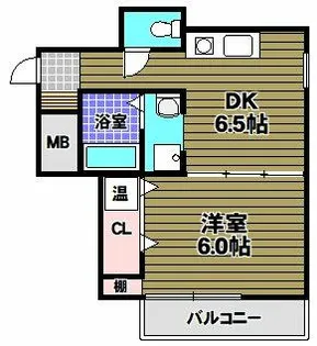 マンションシグマ【1階】の間取り