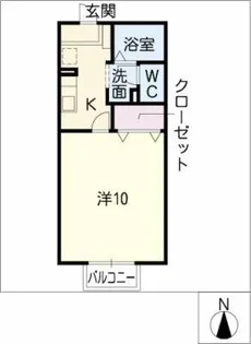ブランシェ【1階】の間取り