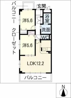タウン・コート【1階】の間取り