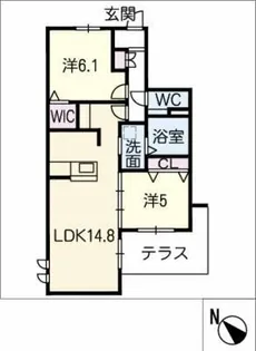 協和舎【1階】の間取り