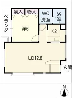 四ッ谷ヒルズ【4階】の間取り