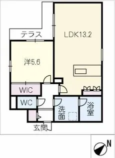 アトレ 本山【1階】の間取り