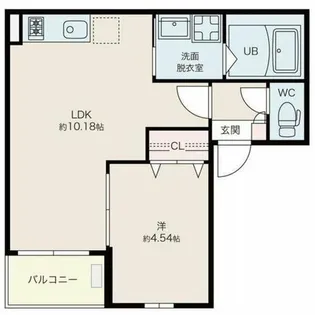 JACK TOKONAMEMINATOⅠ【3階】の間取り