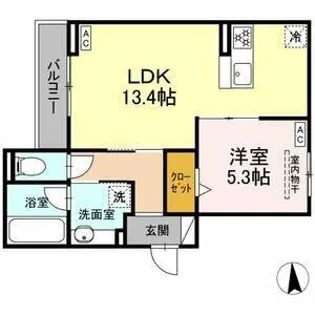 ラパーチェ【2階】の間取り