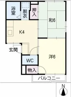 リライアンス桜【1階】の間取り