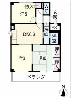PRIUS【3階】の間取り